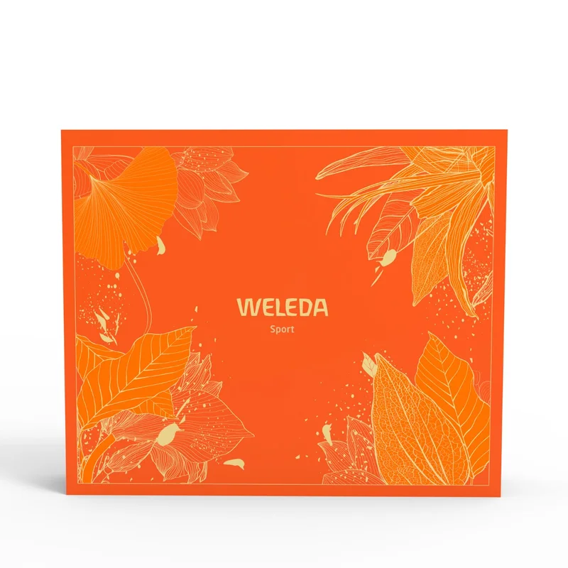 Coffret Sport Weleda à l'Arnica — huile, roller et gel douche