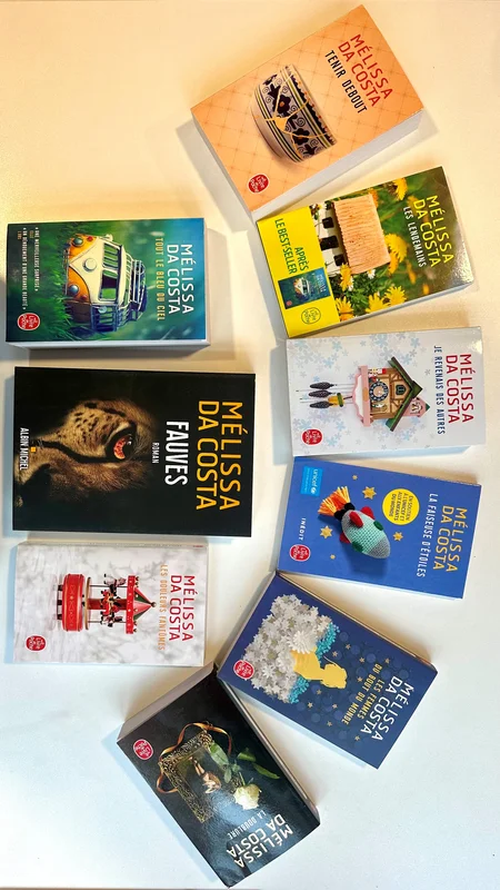 Collection complète de livres dédicacés de Mélissa Da Costa